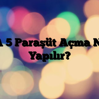 GTA 5 Paraşüt Açma Nasıl Yapılır?